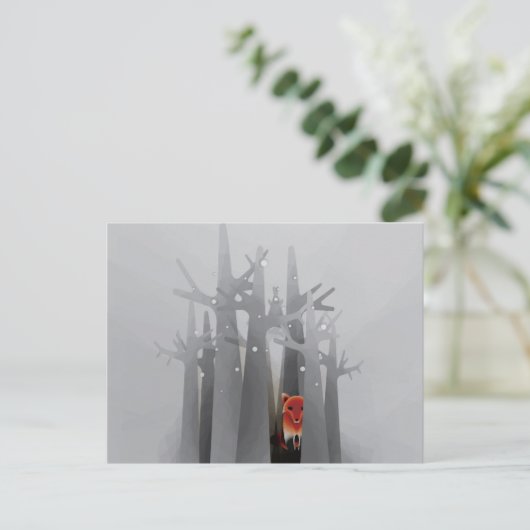 Eenitude Fox Briefkaart (Staand voorkant)