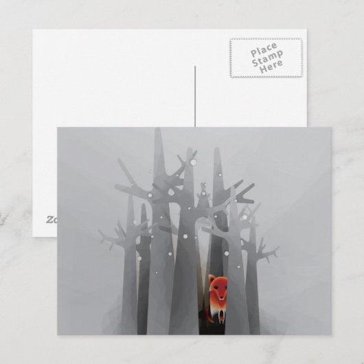 Eenitude Fox Briefkaart (Voorkant / Achterkant)