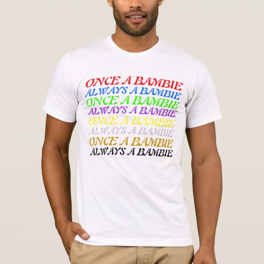 Eenmaal een ambie t-shirt (Voorkant)