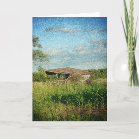 Eenmaal een Barn Kaart (Voorkant)