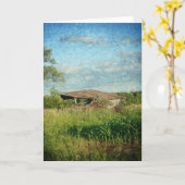 Eenmaal een Barn Kaart (Gele Bloem)