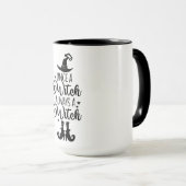 Eenmaal een heks altijd een heks mok (Voorkant rechts)