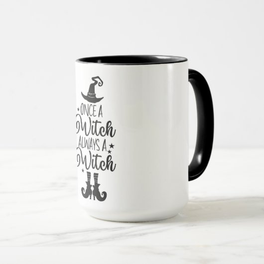 Eenmaal een heks altijd een heks mok (Voorkant rechts)