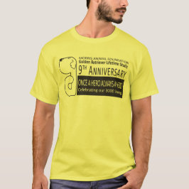 Eenmaal een Hero Altijd een Helder kleurenontwerp T-shirt