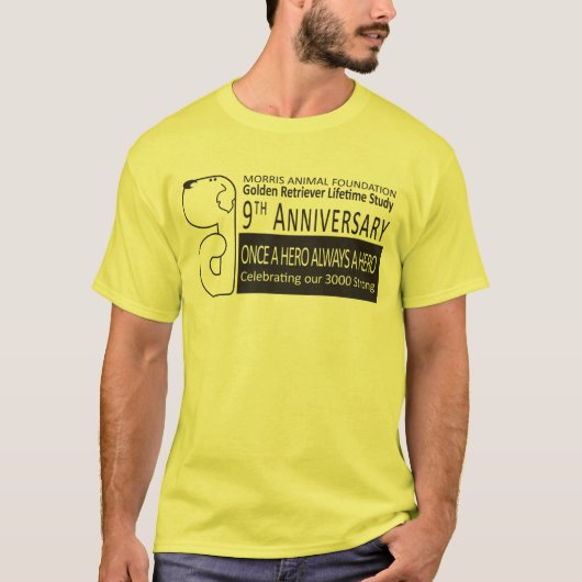 Eenmaal een Hero Altijd een Helder kleurenontwerp T-shirt (Voorkant)