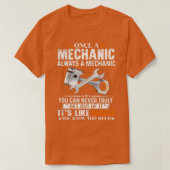 Eenmaal een mechanisch altijd een mechanisch grapp t-shirt (Design voorkant)