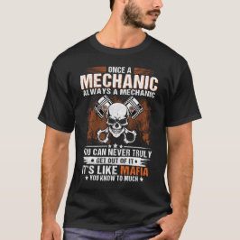 Eenmaal een mechanisch altijd een mechanische auto t-shirt