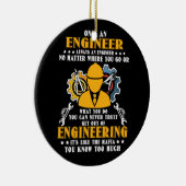 Eenmaal een technicus altijd een technicus keramisch ornament (Rechts)