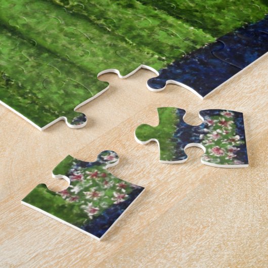 Eenmaal gekleurd sproeier legpuzzel (Zijkant)