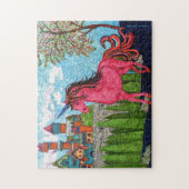 Eenmaal gekleurd sproeier legpuzzel (Verticaal)