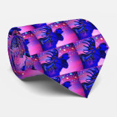 eenmaal in een blauwe maag stropdas (Opgerold)