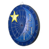 Eenmaal in een blauwe maan dartbord (Voorkant Rechts)