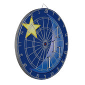 Eenmaal in een blauwe maan dartbord (Voorkant Links)