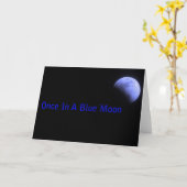 Eenmaal in een blauwe maan kaart (Gele Bloem)