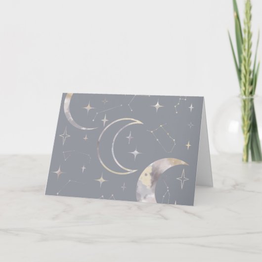 Eenmaal in een blauwe maan kaart (Voorkant)