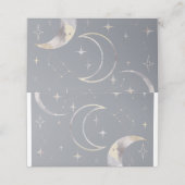 Eenmaal in een blauwe maan plaatskaartje (Buitenkant ongevouwen)