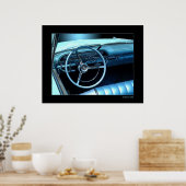 Eenmaal in een blauwe maan poster (Keuken)