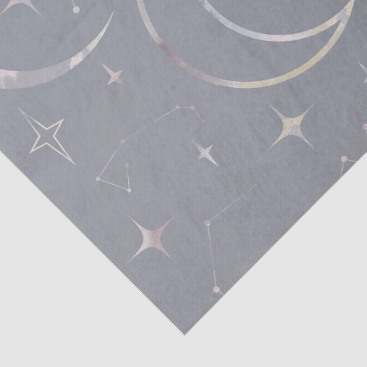 Eenmaal in een blauwe maan tissuepapier (Detail)