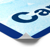 Eenmaal in een blauwe muis poster (Hoek)