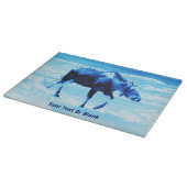 Eenmaal in een blauwe muis snijplank (Hoek)