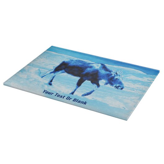 Eenmaal in een blauwe muis snijplank (Hoek)