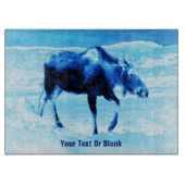 Eenmaal in een blauwe muis snijplank (Voorkant)