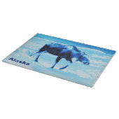 Eenmaal in een blauwe muis snijplank (Hoek)