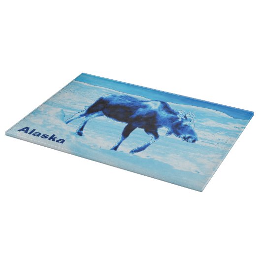 Eenmaal in een blauwe muis snijplank (Hoek)