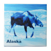 Eenmaal in een blauwe muis tegeltje (Voorkant)