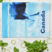 Eenmaal in een blauwe muis theedoek (Gevouwen)