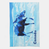 Eenmaal in een blauwe muis theedoek (Verticaal)