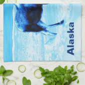 Eenmaal in een blauwe muis theedoek (Gevouwen)