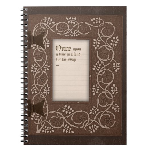 Eenmaal in een  boekomslag notitieboek (Voorkant)