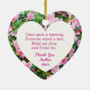 Eenmaal in een geheugen.... keramisch ornament