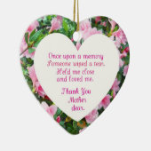 Eenmaal in een herinnering... keramisch ornament (Rechts)