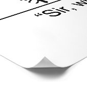 Eenmaal in een levenslange niet-verhandelbare aftr poster (Hoek)