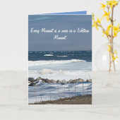 Eenmaal in een Lifetime inspirerend kaart (Gele Bloem)