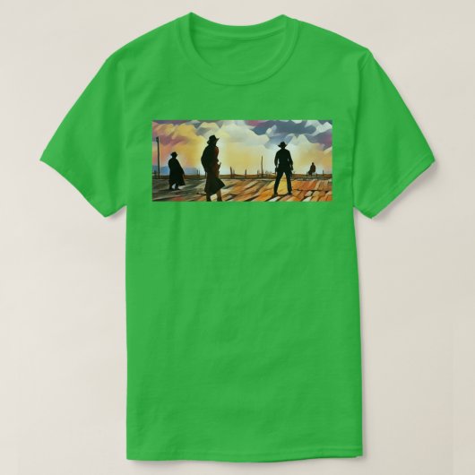 Eenmaal in het westen t-shirt (Design voorkant)