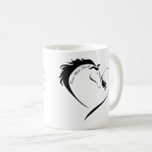 Eenmaal in het wild harten - Mok (Voorkant rechts)