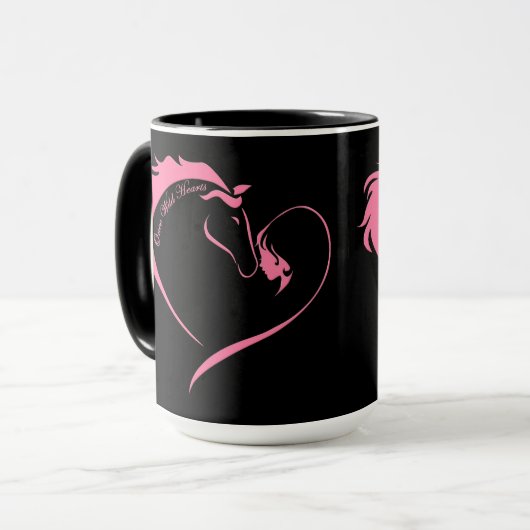 Eenmaal in het wild harten - Mok (Voorkant links)