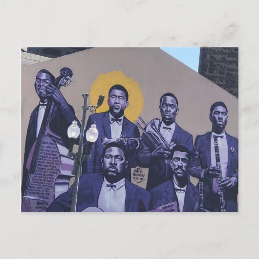 Eenmaal in NOLA (New Orleans, LA) Briefkaart (Voorkant)