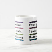 Eenmaal klappen op een tijdpad koffiemok (Center)