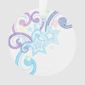 Eenmaal op een afspeelster ornament (voorkant)