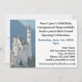 Eenmaal op een Baby met een kind Aankondiging (Achterkant)