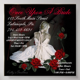 Eenmaal op een briefje poster