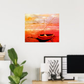 Eenmaal op een droomvakantie poster (Thuiskantoor)