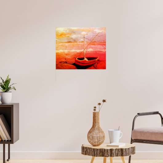 Eenmaal op een droomvakantie poster (Woonkamer 3)