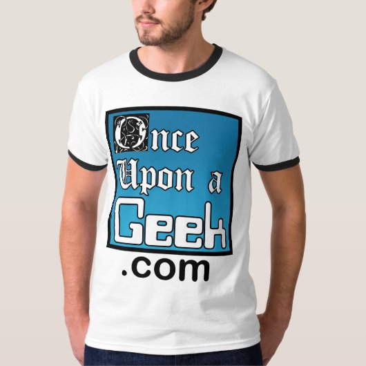 Eenmaal op een geek Ringer Shirt (Voorkant)