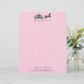 Eenmaal op een huwelijksreis gepersonaliseerd briefhoofd (Staand voorkant)