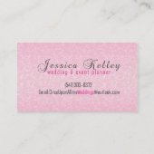 Eenmaal op een huwelijksreis visitekaartje (Achterkant)